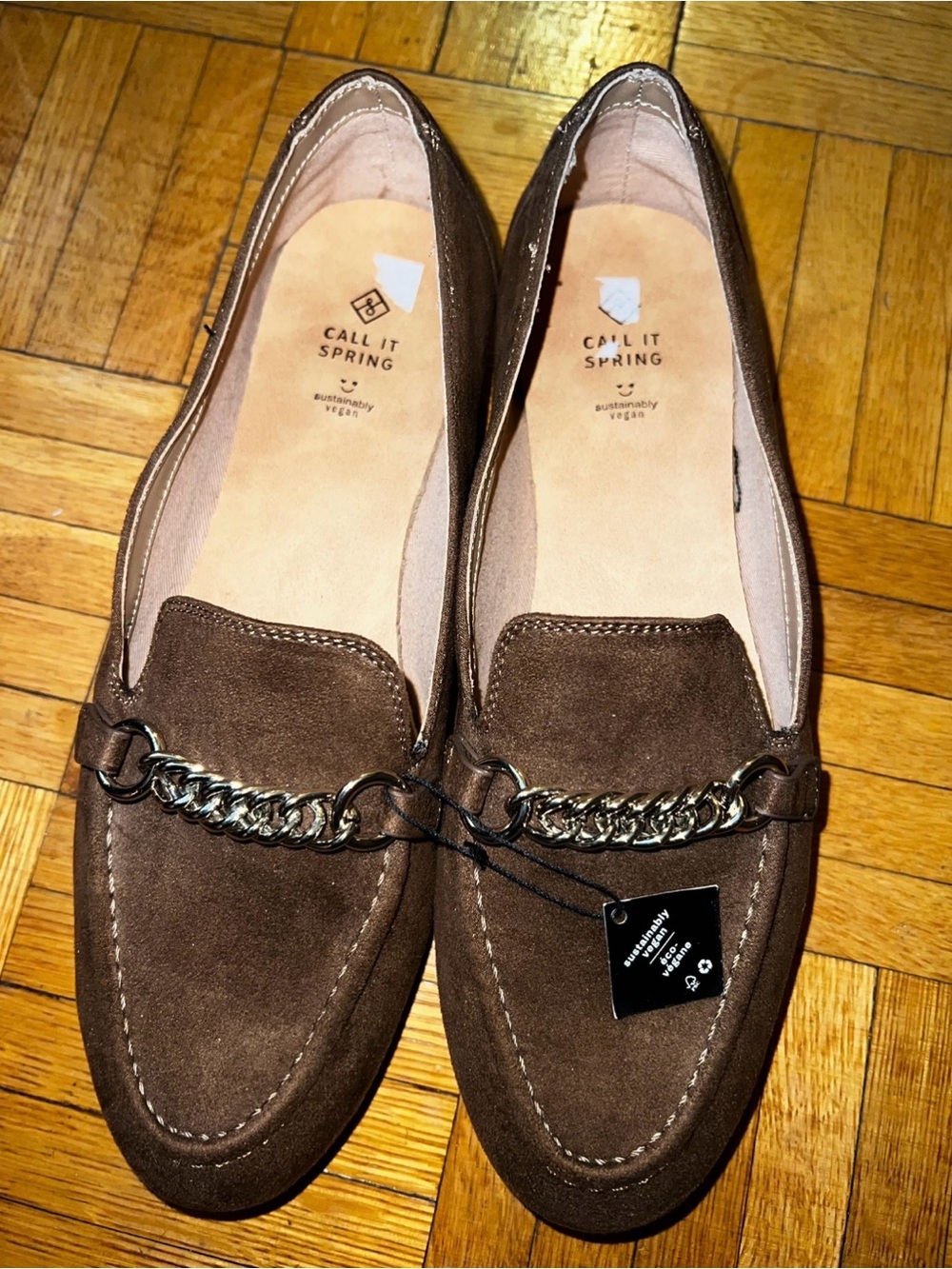 Call It Spring Brown Suede Loafers